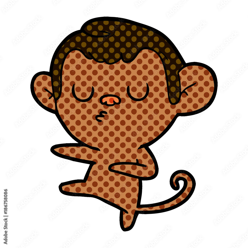 cartoon monkey cartoon monkey