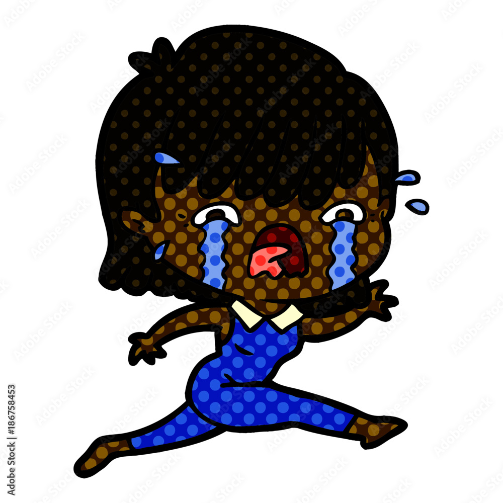 cartoon girl crying cartoon girl crying
