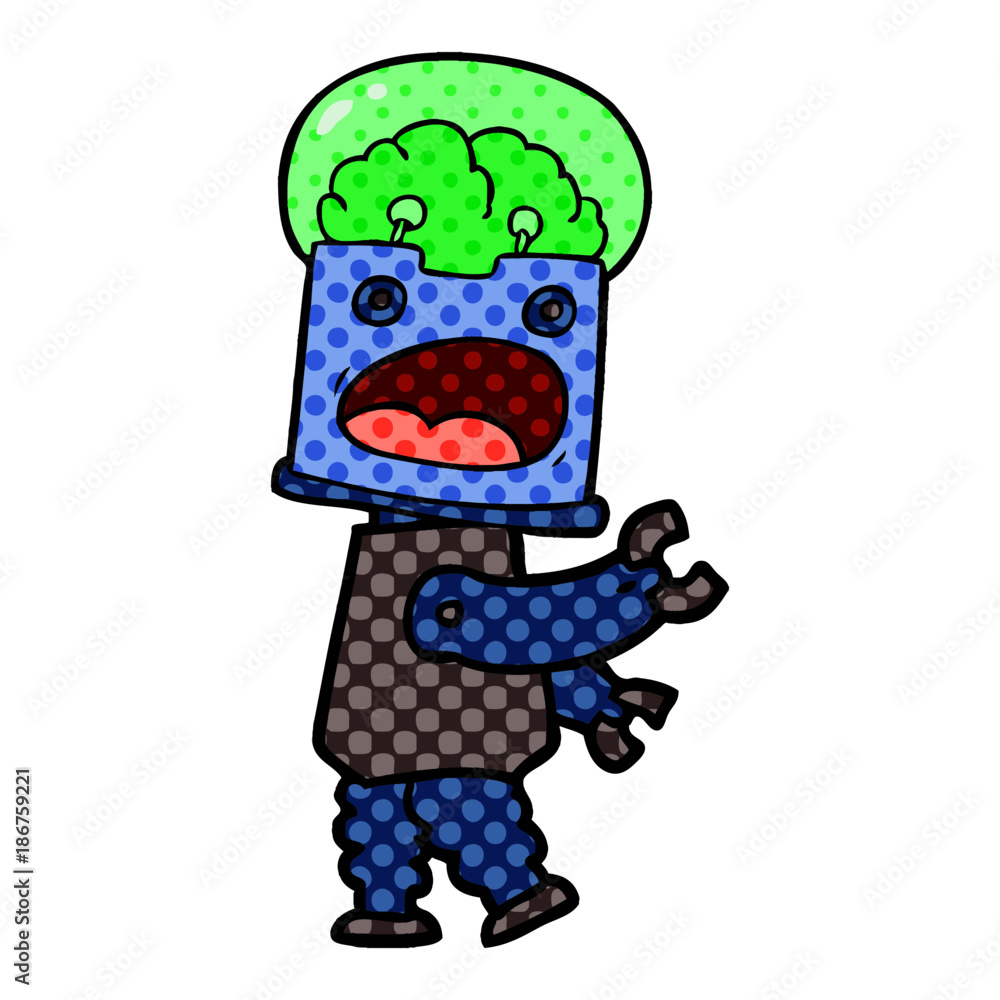 cartoon robot cartoon robot