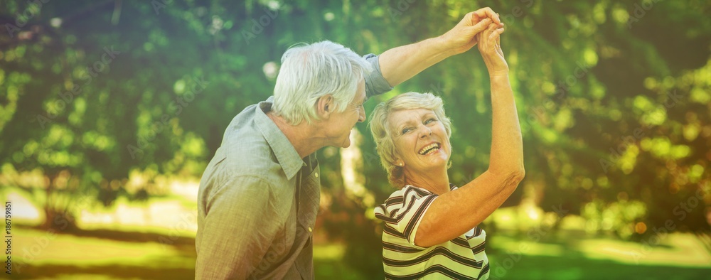 Fototapeta premium Senior couple dancing 