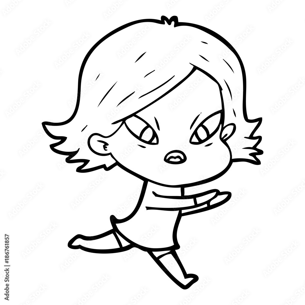 cartoon stressed woman cartoon stressed woman