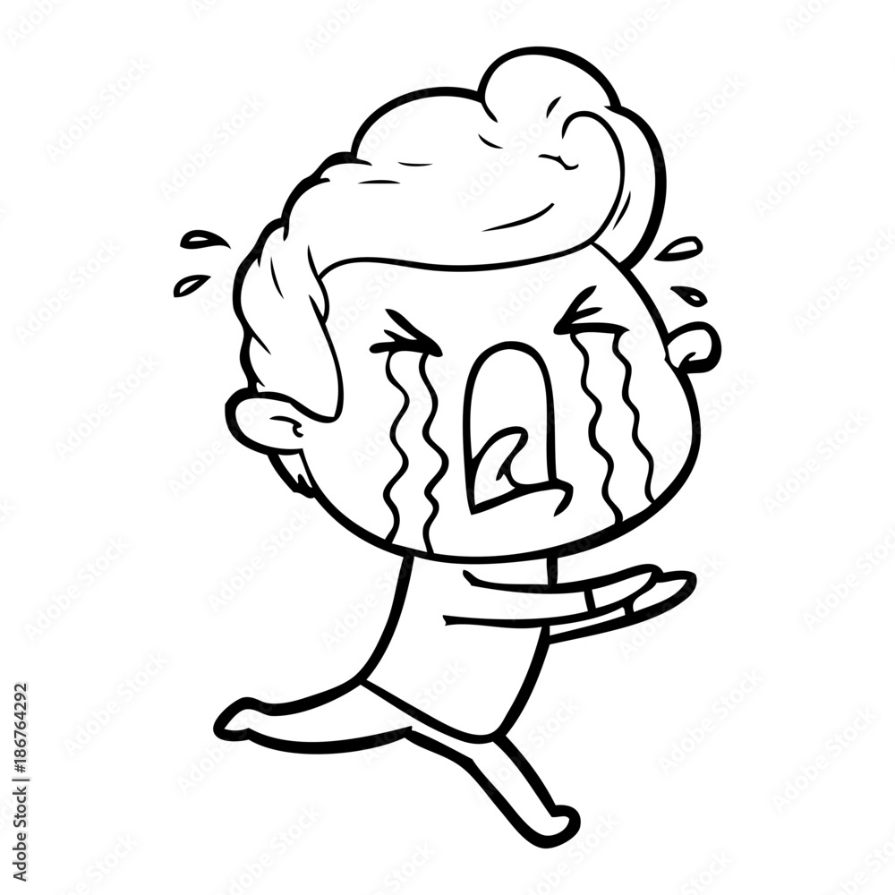 cartoon crying man cartoon crying man
