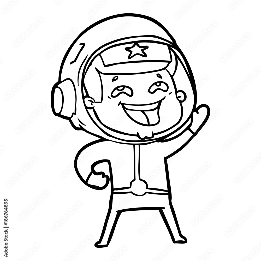 cartoon laughing astronaut cartoon laughing astronaut
