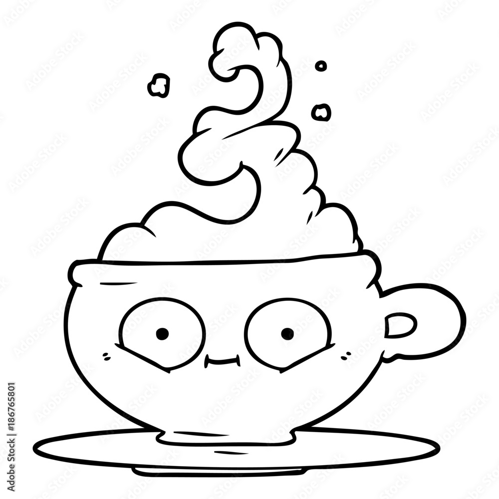 cartoon hot cup of coffee cartoon hot cup of coffee