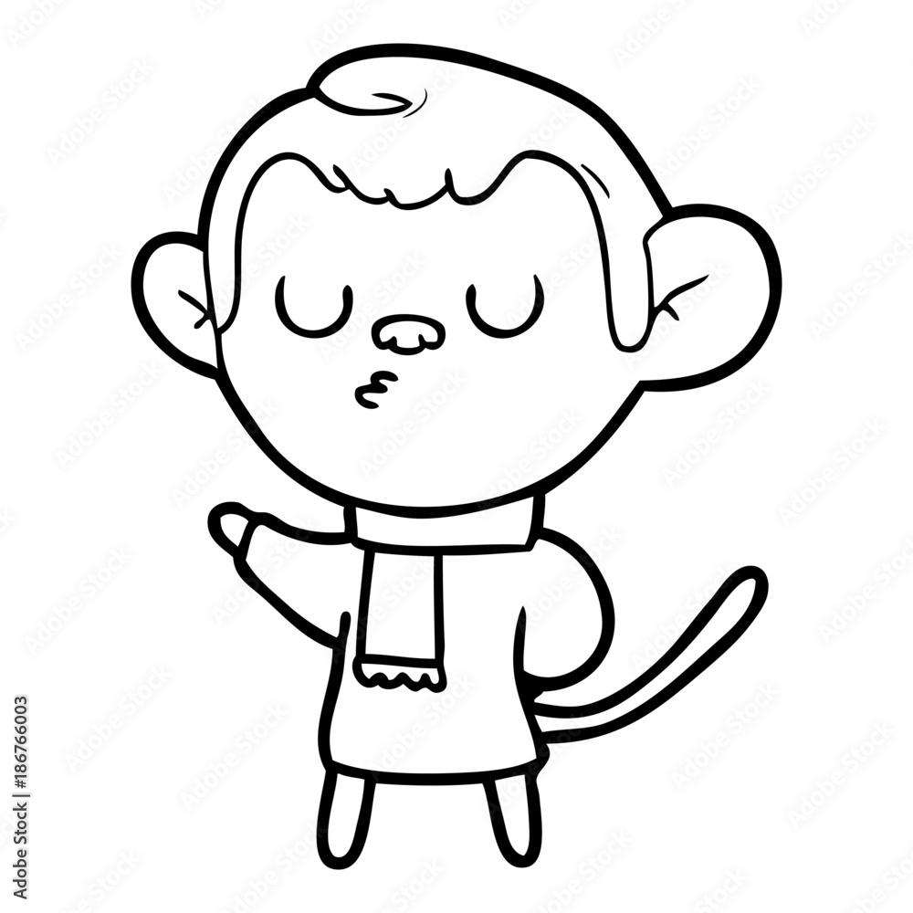 cartoon monkey cartoon monkey