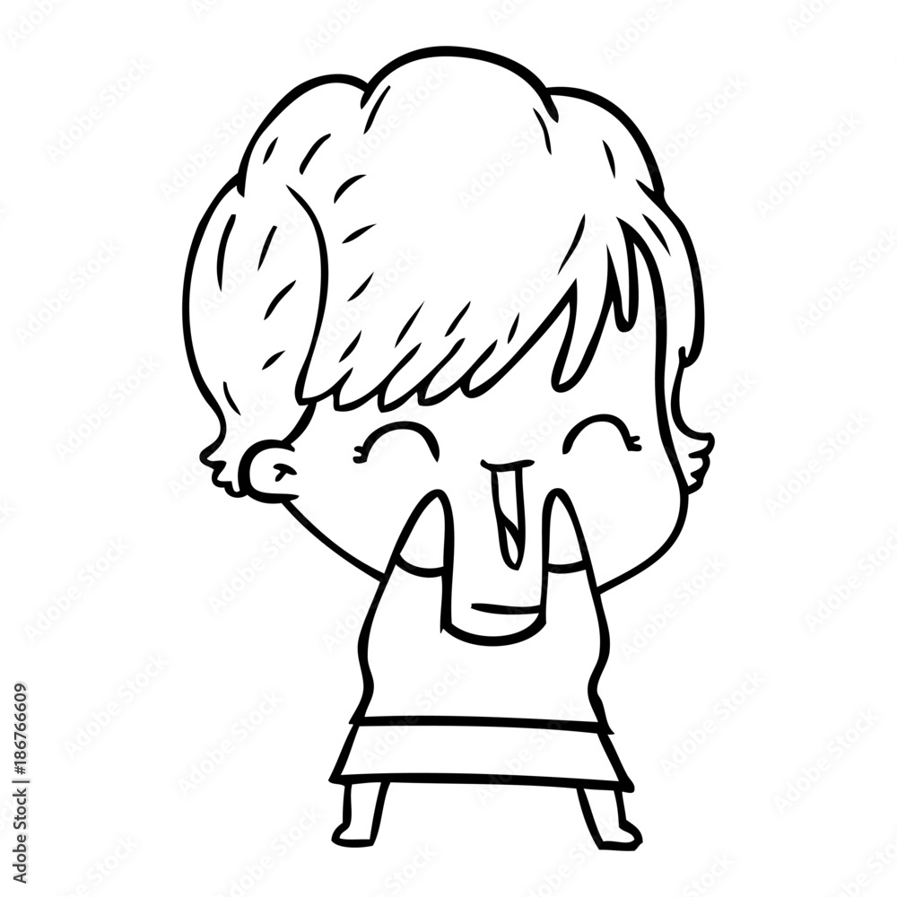 cartoon laughing woman cartoon laughing woman
