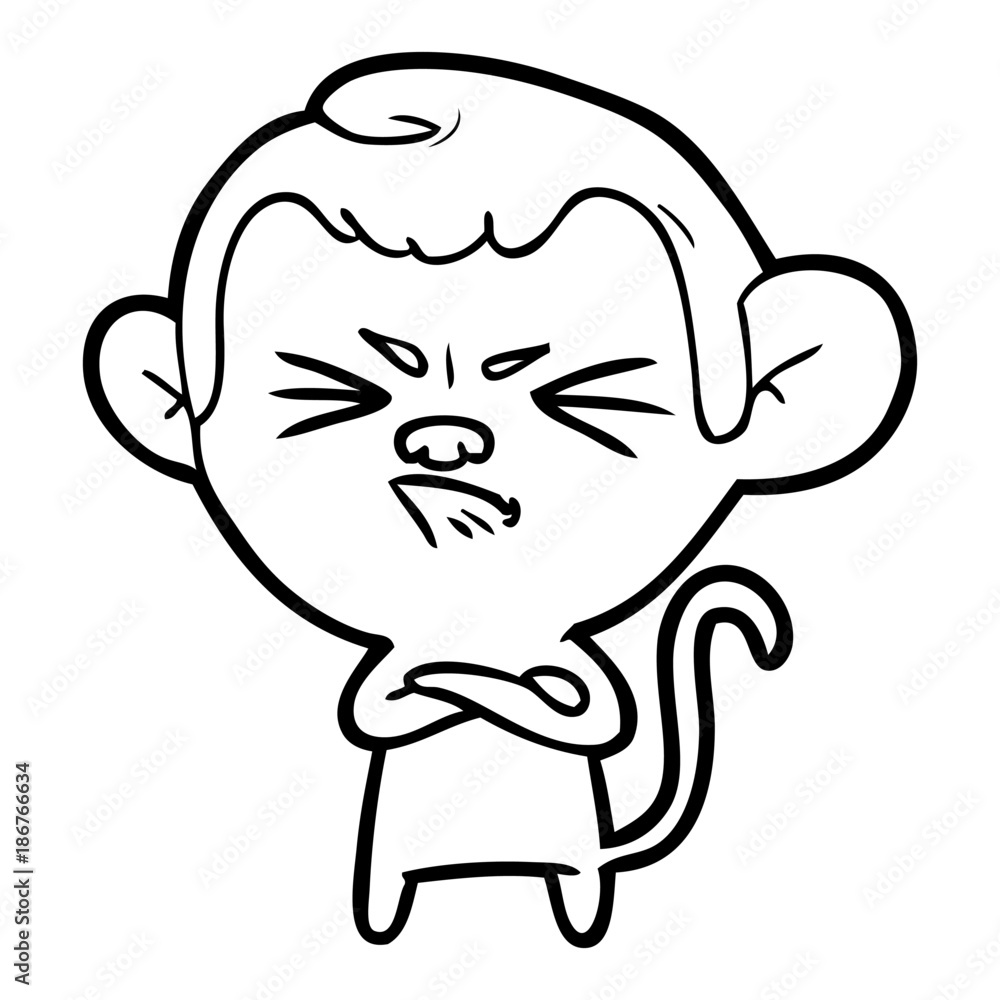 cartoon angry monkey cartoon angry monkey