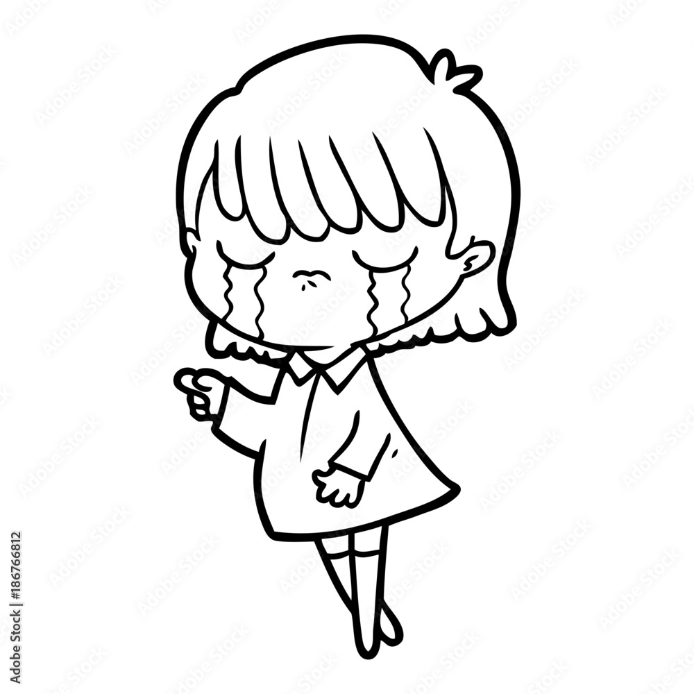cartoon woman crying cartoon woman crying