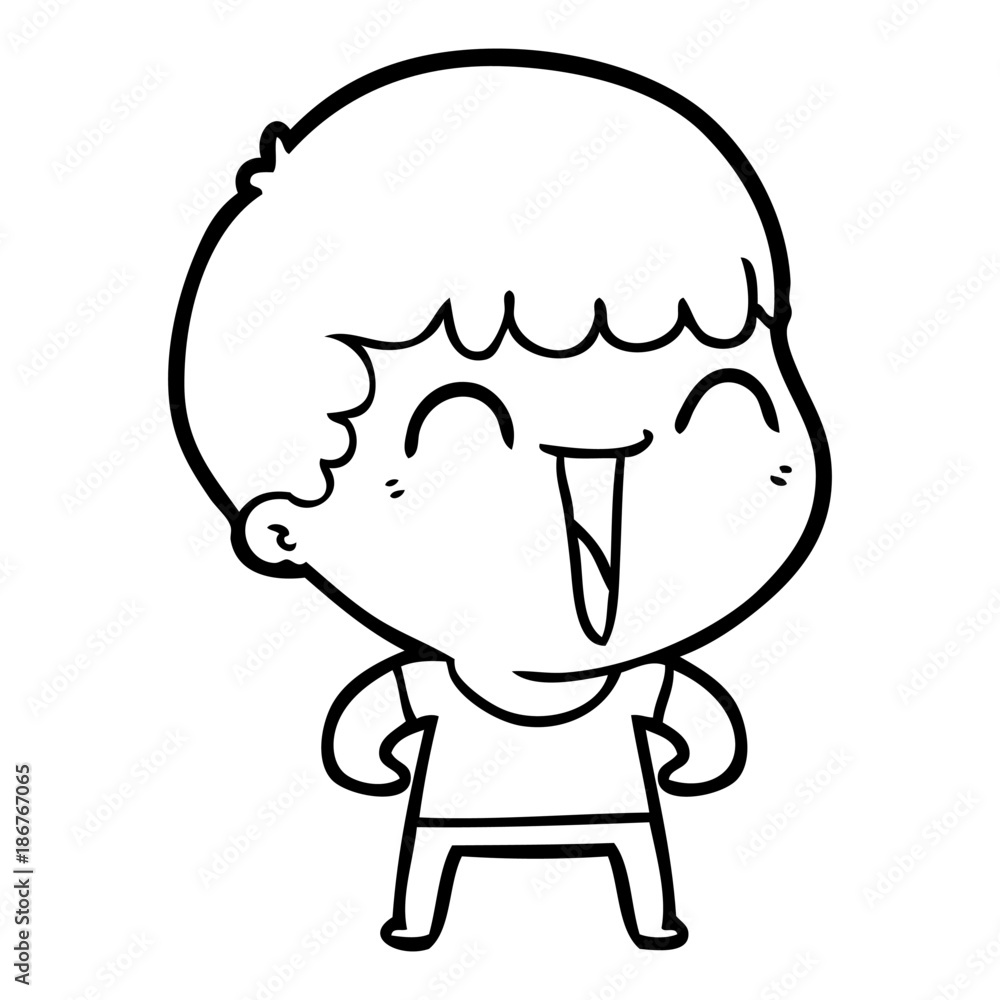 cartoon happy man cartoon happy man