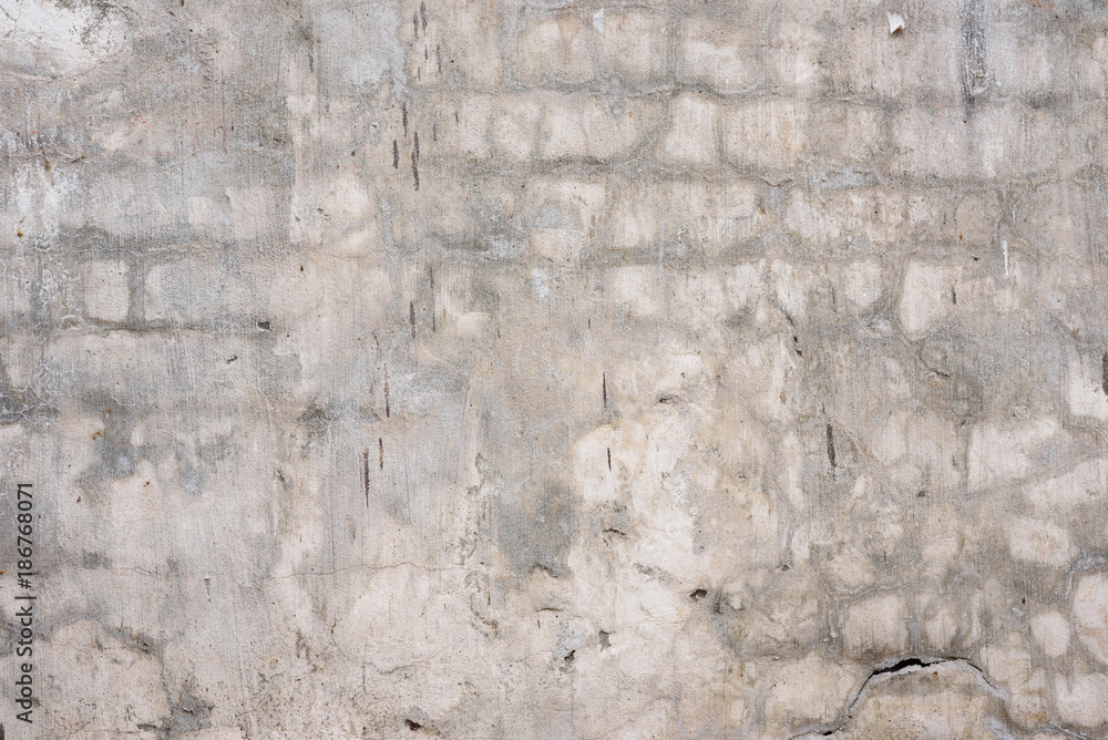 Fototapeta premium Brick texture with scratches and cracks