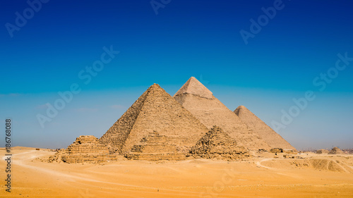 Great Pyramids in Giza  Egypt