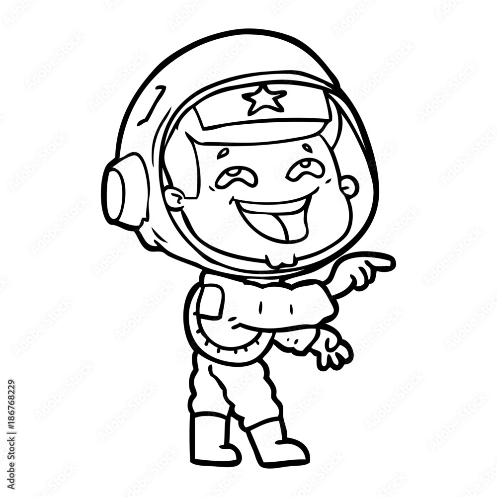 cartoon laughing astronaut cartoon laughing astronaut