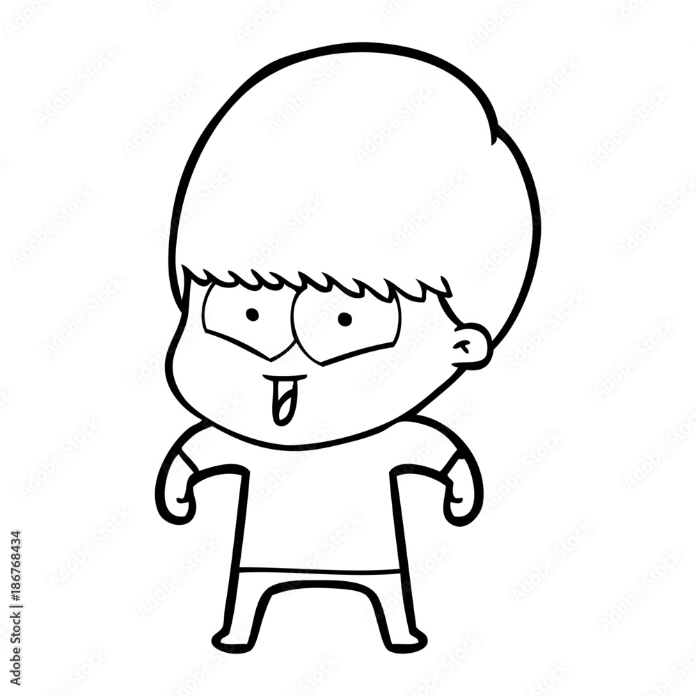 cartoon happy boy cartoon happy boy
