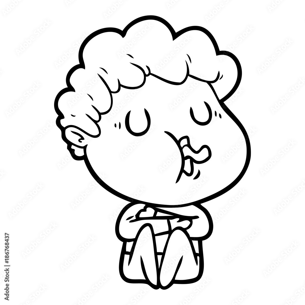 cartoon man singing cartoon man singing