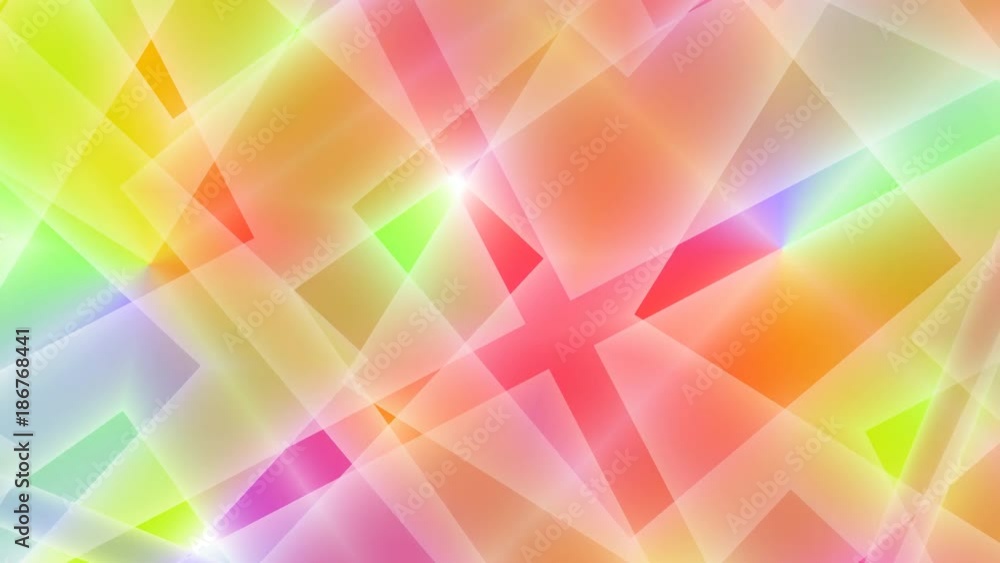 Moving squares. Subtle colorful background. Loop.