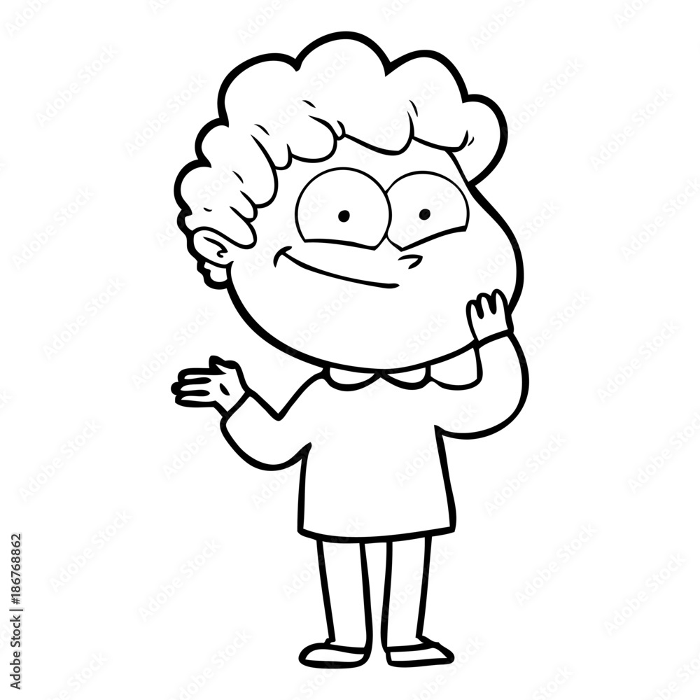 cartoon happy man cartoon happy man