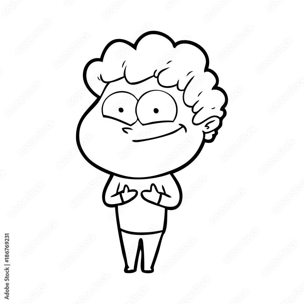 cartoon happy man cartoon happy man