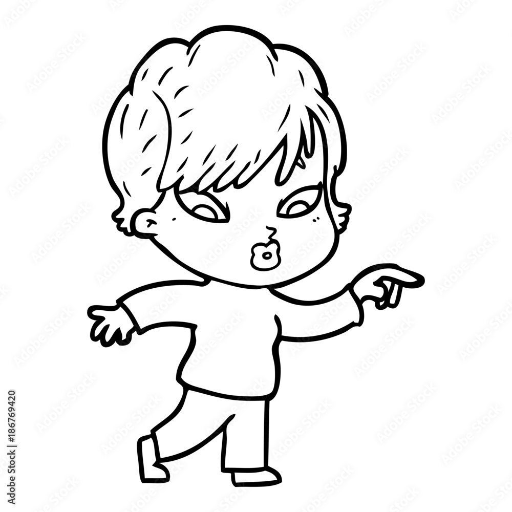 cartoon woman cartoon woman