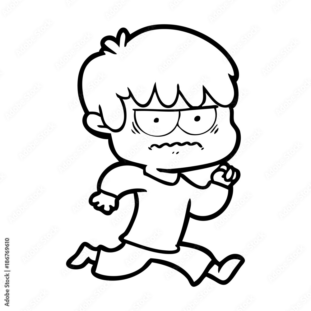 annoyed cartoon boy annoyed cartoon boy