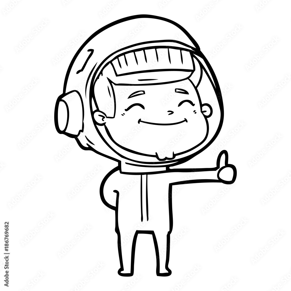 happy cartoon astronaut happy cartoon astronaut