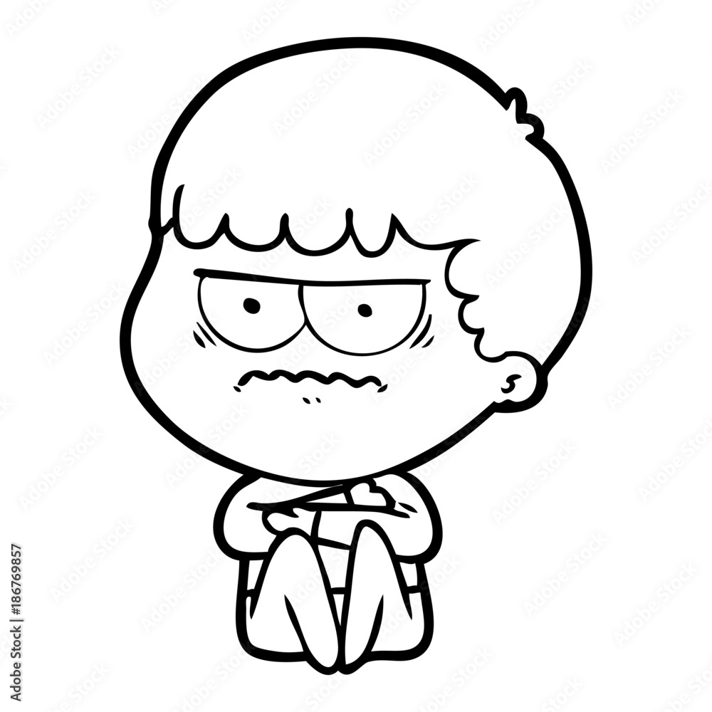 cartoon annoyed man cartoon annoyed man