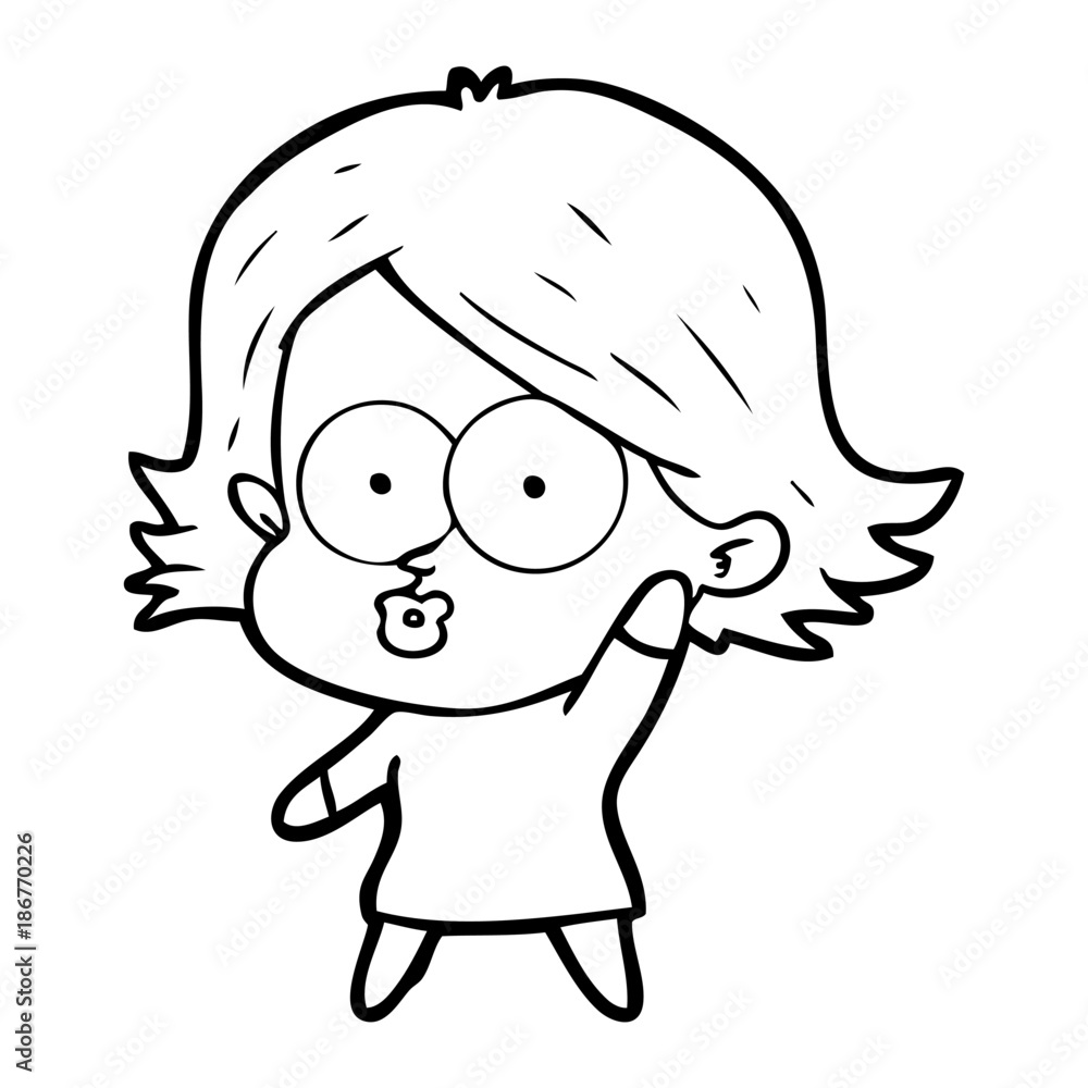 cartoon girl pouting cartoon girl pouting