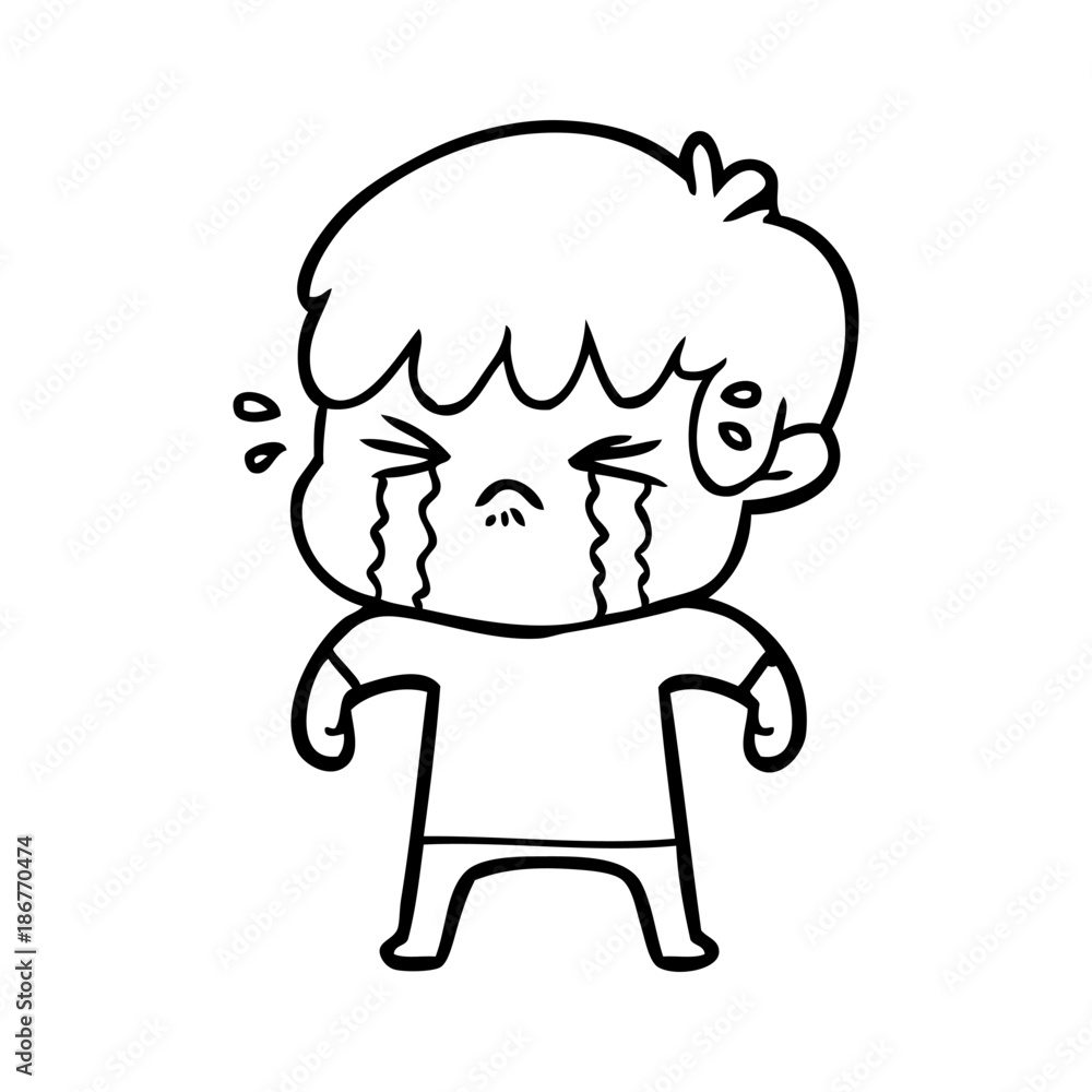 cartoon boy crying cartoon boy crying