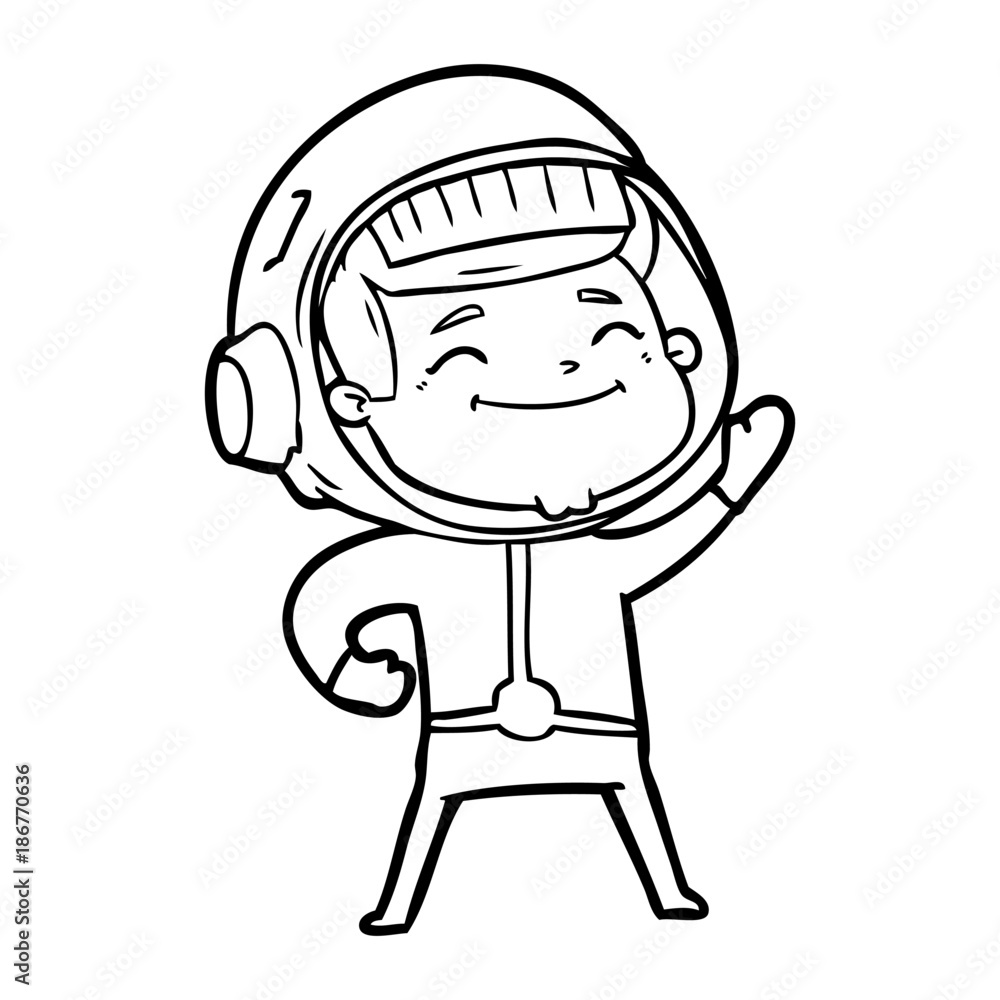 happy cartoon astronaut happy cartoon astronaut