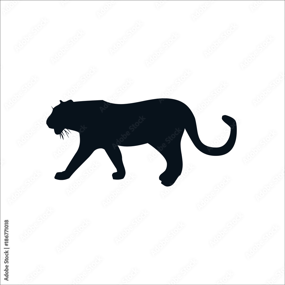 Tiger icon. Vector Illustration