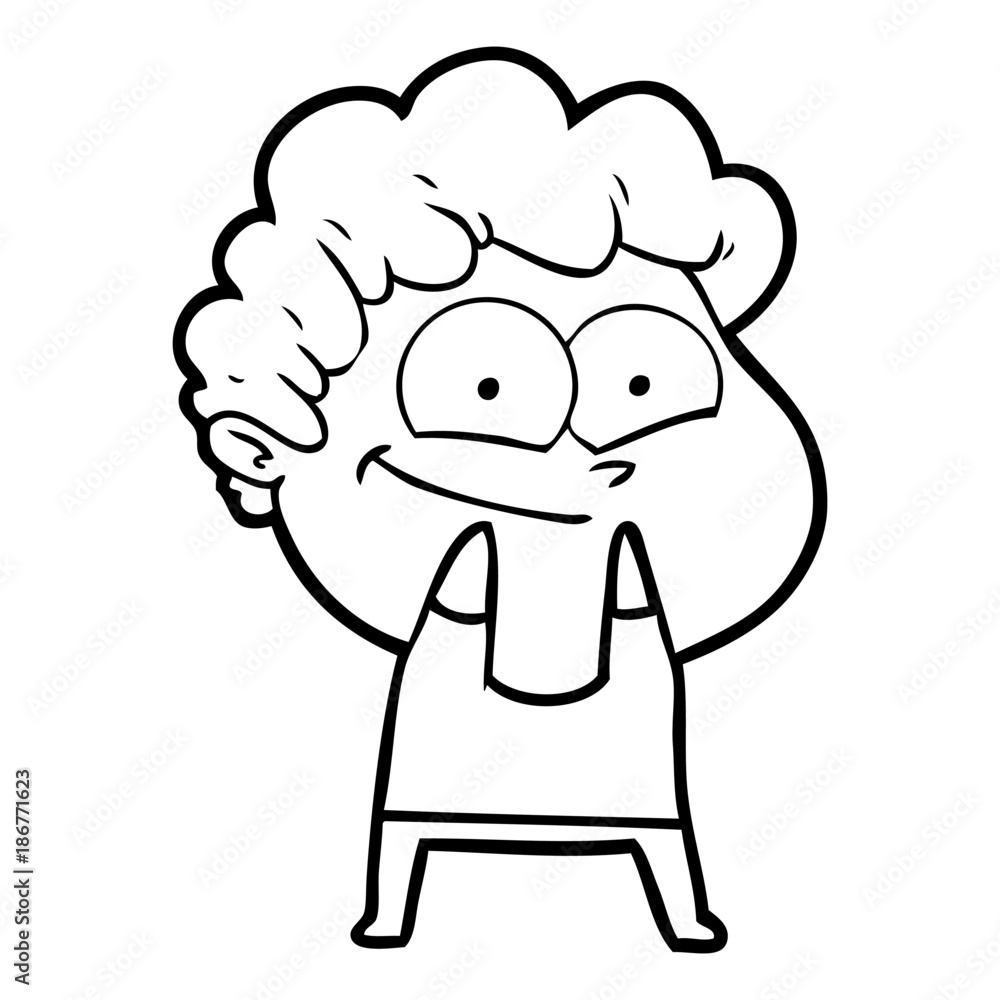 cartoon happy man cartoon happy man