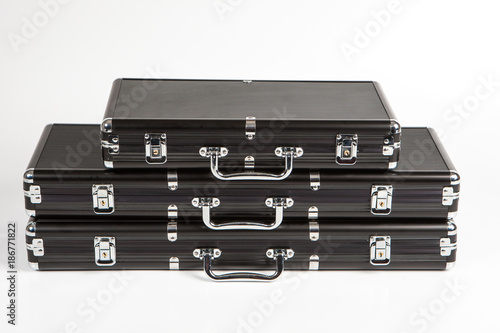 Black cases of different si...