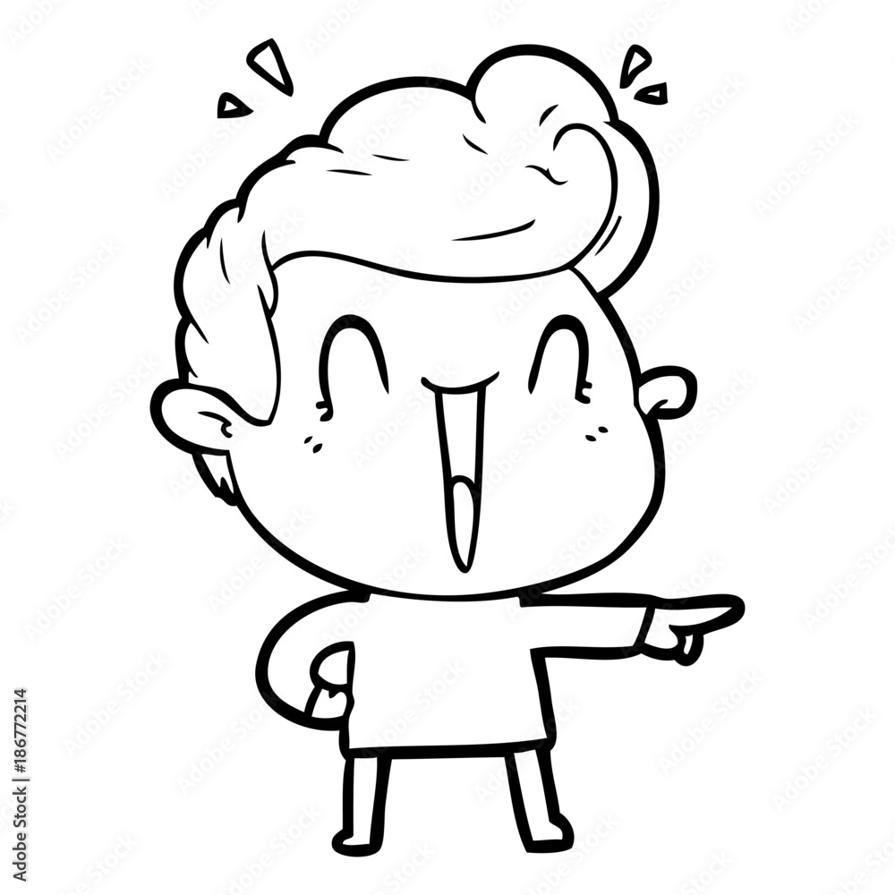 cartoon excited man cartoon excited man
