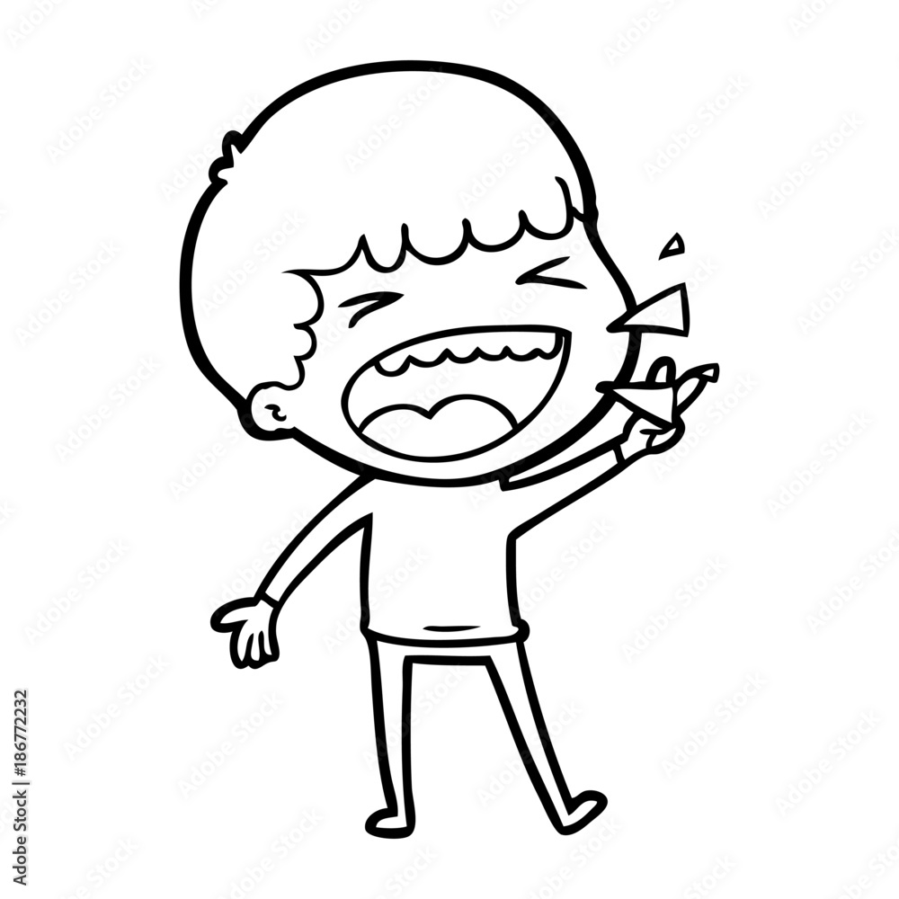 cartoon laughing man cartoon laughing man