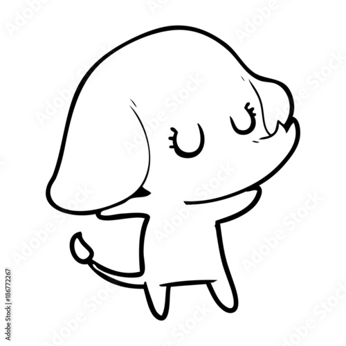 cute cartoon elephant