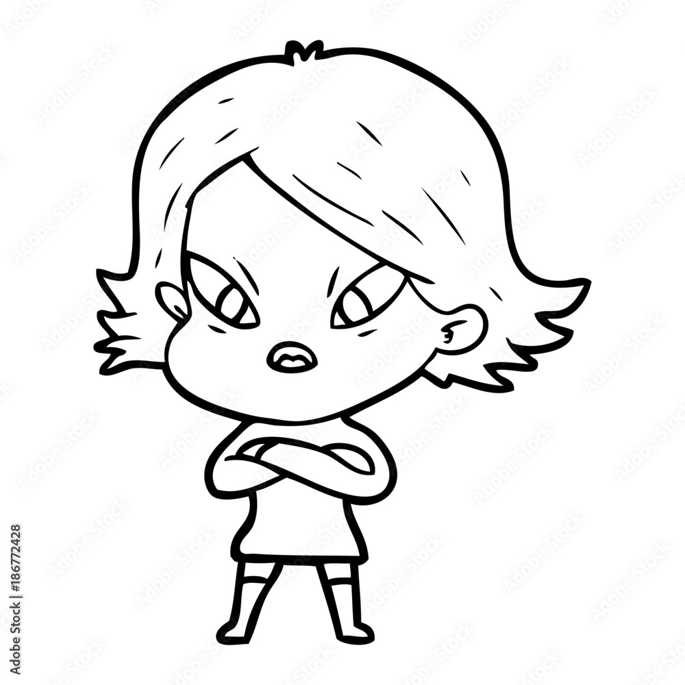 cartoon stressed woman cartoon stressed woman