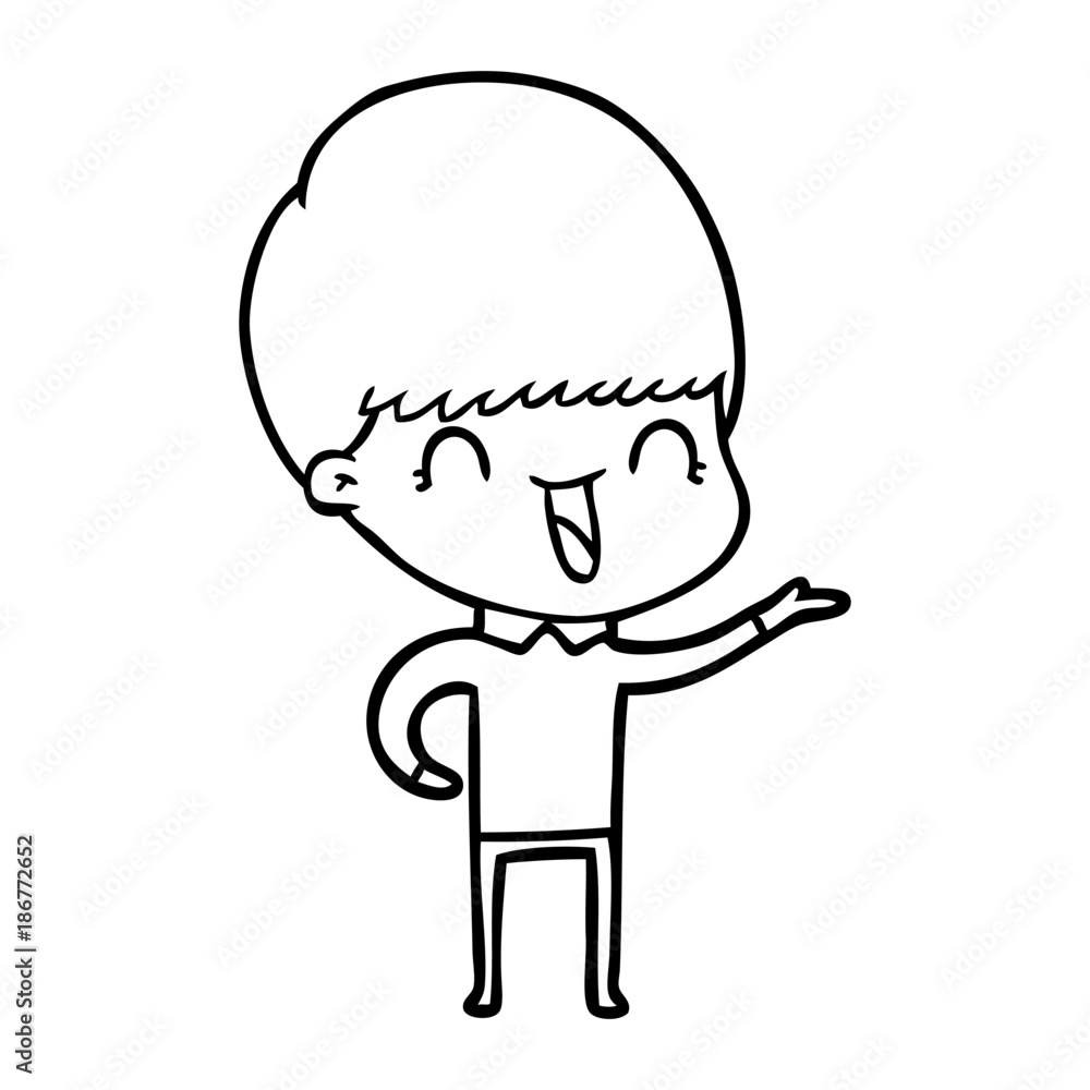 happy cartoon boy happy cartoon boy