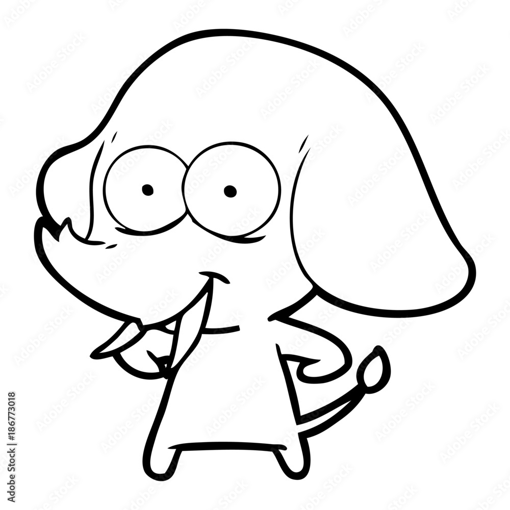 happy cartoon elephant happy cartoon elephant