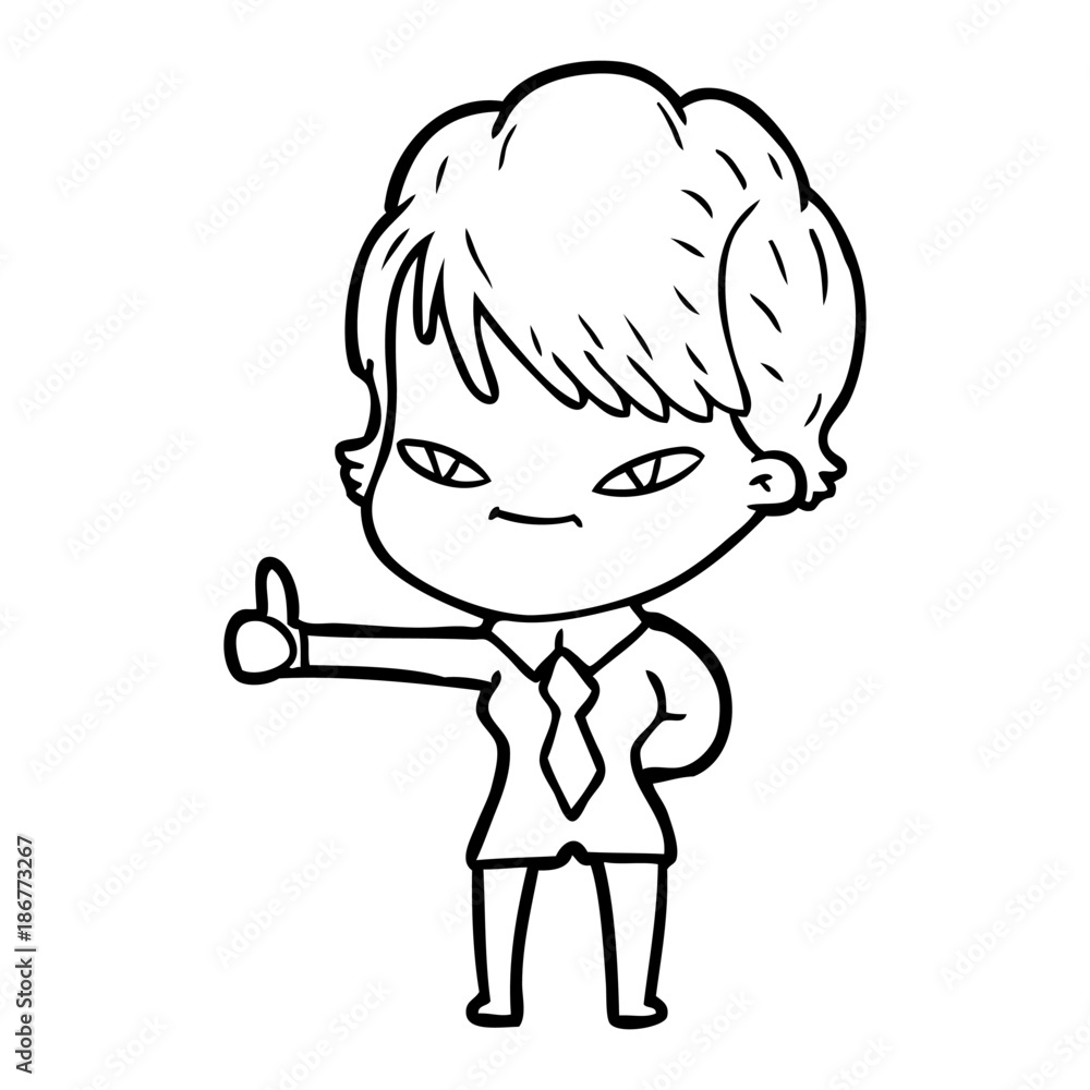 cartoon happy woman cartoon happy woman
