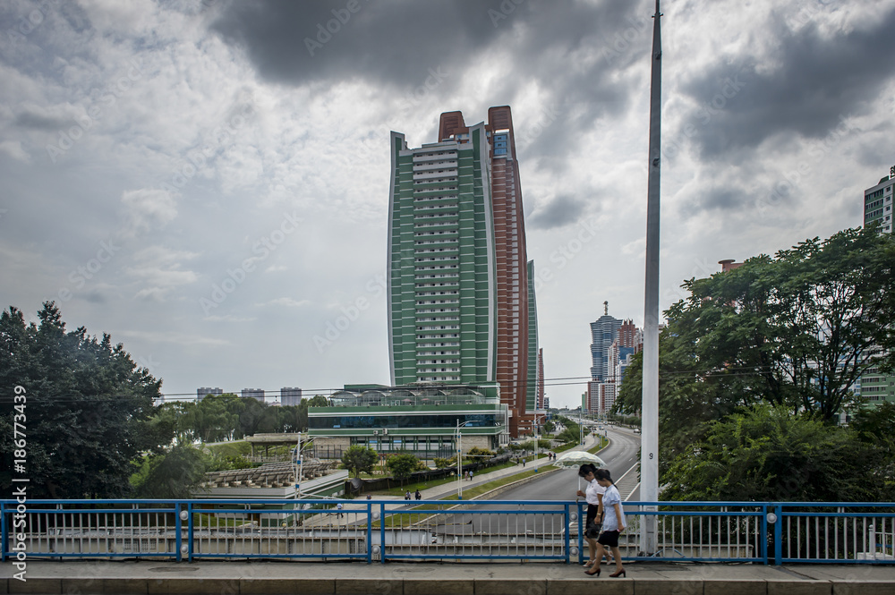 Naklejka premium North Korea