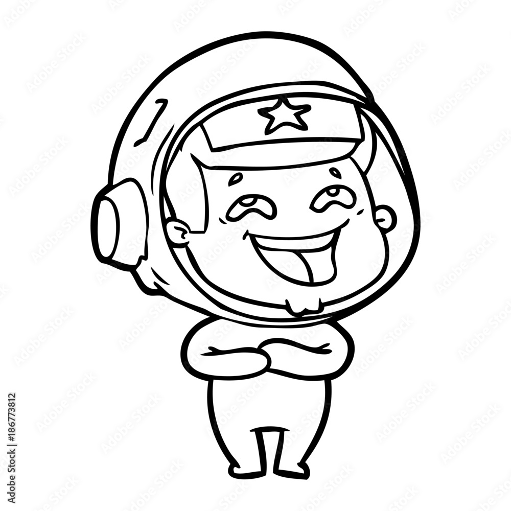 cartoon laughing astronaut cartoon laughing astronaut