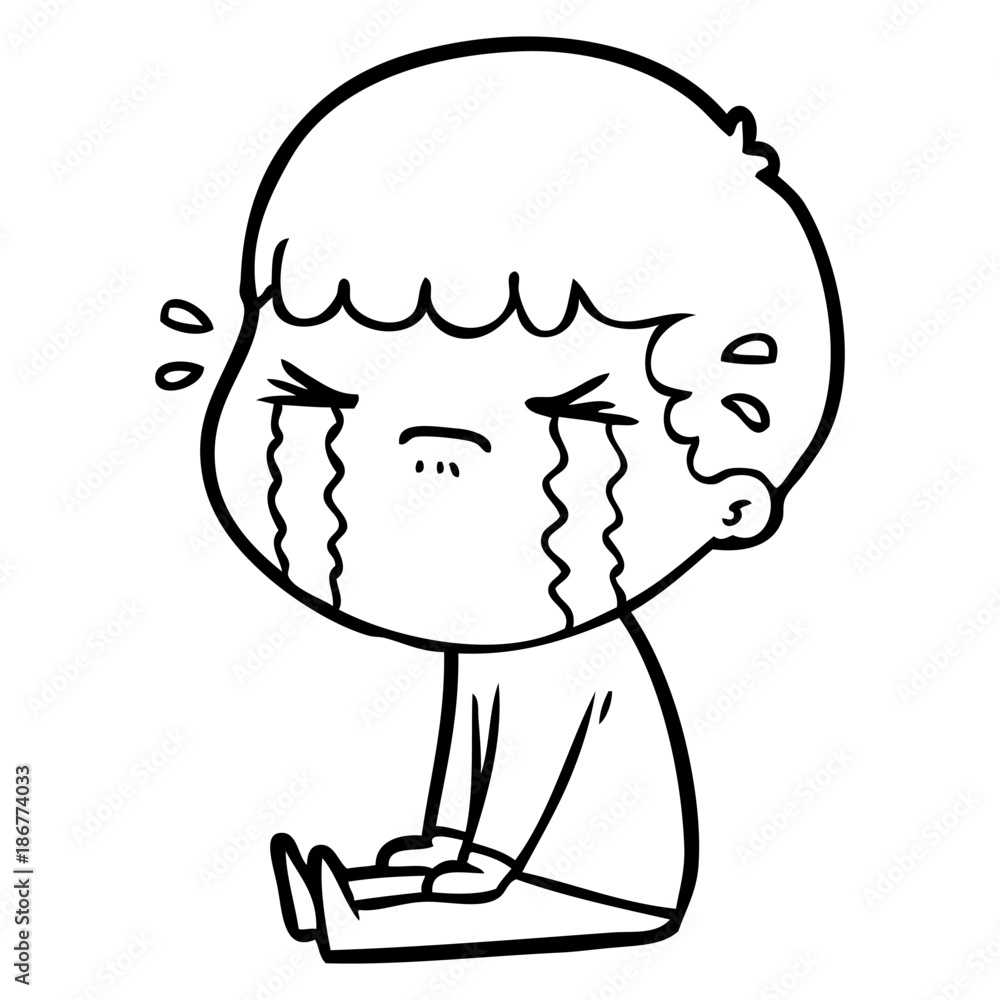 cartoon man crying cartoon man crying