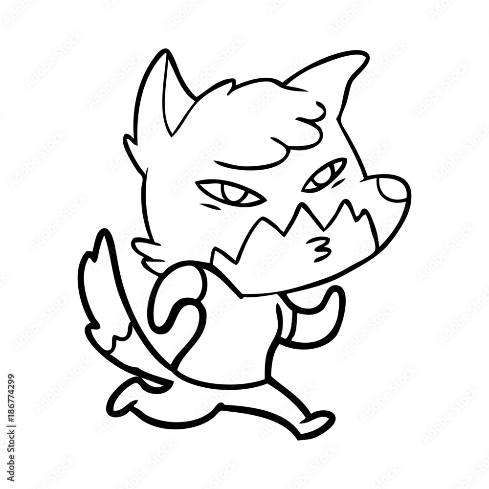 clever cartoon fox clever cartoon fox