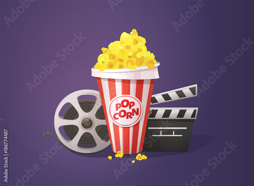 Movie cinema concept.