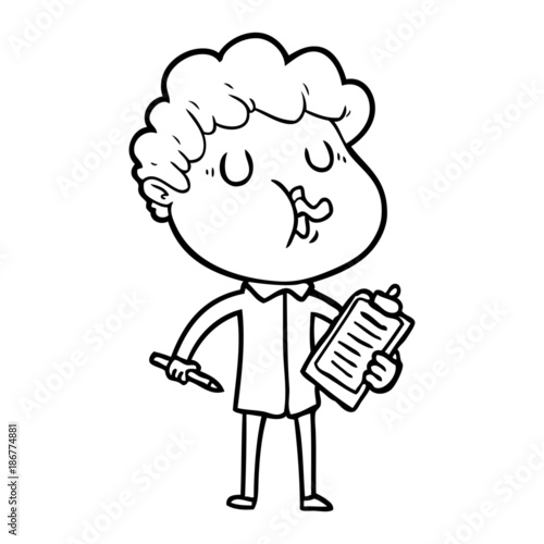 cartoon man singing