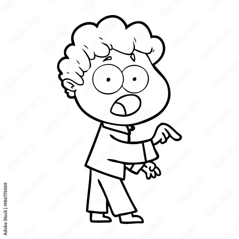 cartoon man gasping in surprise cartoon man gasping in surprise