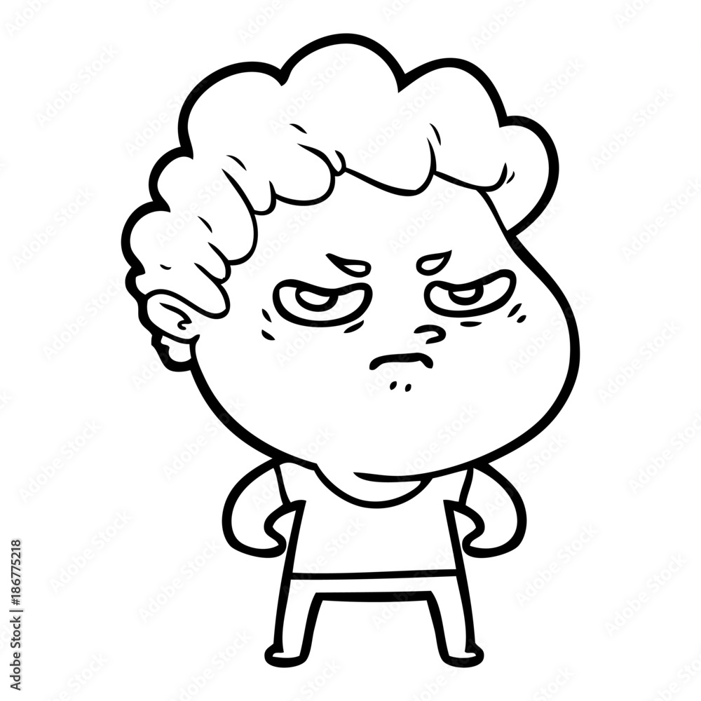 cartoon angry man cartoon angry man