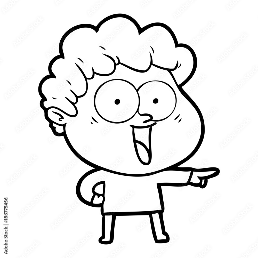 cartoon happy man cartoon happy man