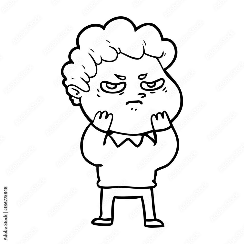 cartoon angry man cartoon angry man