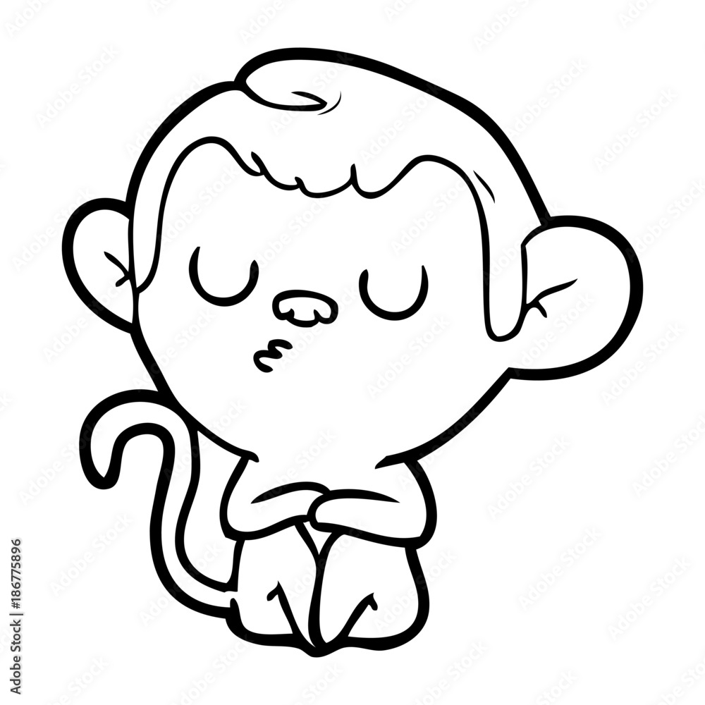 cartoon monkey cartoon monkey