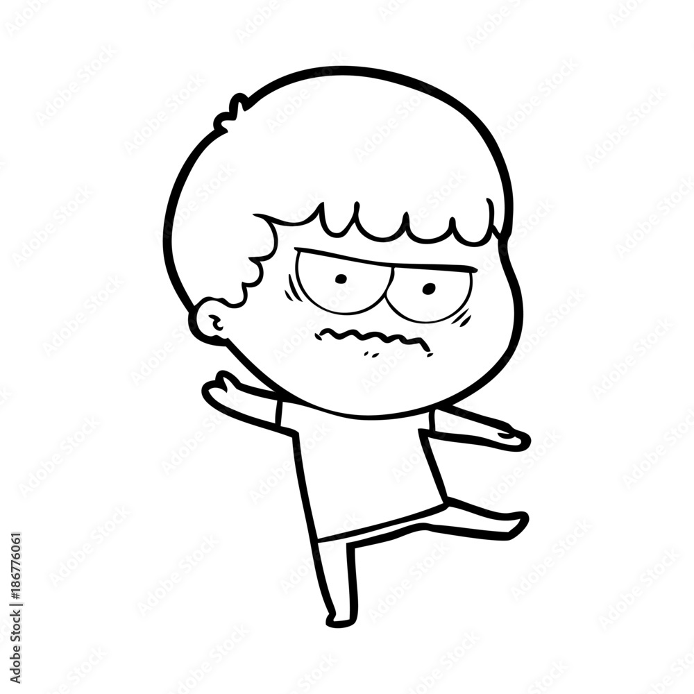 cartoon annoyed man cartoon annoyed man